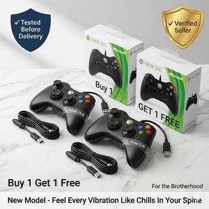 Microsoft Xbox 360 Wired Controller Pad USB Gampad Joystick For PC & Xbox 360 - Buy 1 get 1 free