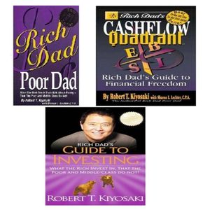 Newtons Robert Kiyosaki books on Rich Dad, Poor Dad! Cashflow Quadrant! Guide to Investing
