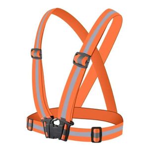 A Design Reflective Sport Vest for Outdoor Sporting - Orange