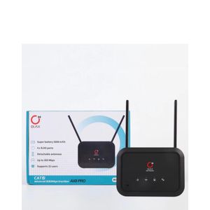MTN Telecel AT LTE 4G Wireless WiFi Router with 5000mAh Battery - Black