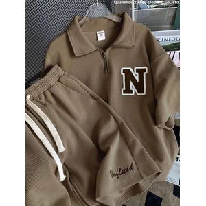 Fashionable Two Pieces Men’s Wear/Brown