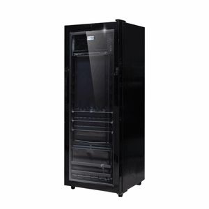 Nasco NAS-FL200SC 200 Litre 1 Door Display Fridge - Black 