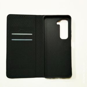 Infinix HOT 50 4G flip Cover Case leather style Color - Black 