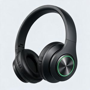 Wireless Bluetooth RGB Headphones Over Ear – Gaming Headset with LED Lights, Deep Bass Stereo Headphones with Mic for Phone, Laptop, PC