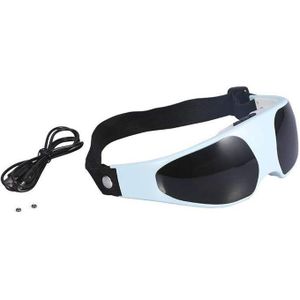 Eyes Massages Machine with Elastic Band Relieve Fatigue Migraine Eye Massager - Black