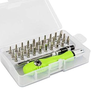 32 in 1 Mini Magnetic Screw Driver Repair Kit -Green
