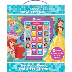 PHOENIX INTERNATIONAL PUBLICATIONS, INC. Disney Princess: Ariel, Rapunzel, Belle, and More! – Dream Big Princess Me Reader and 8-Book Library