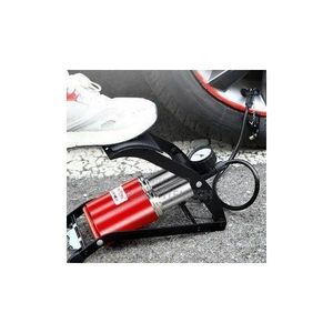 Portable Multipurpose High Pressure Foot Pump- black/ red