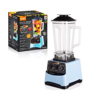 RAF Professional Ice Crusher 6 Blades 2.5L Electric Countertop Smoothie Blender-Blue