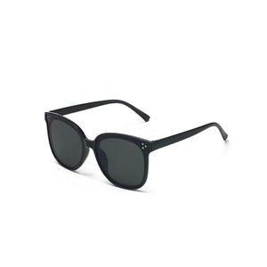 Vintage Square Polarized Sunglasses for Women Men - Black