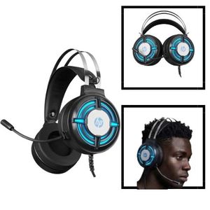 Hp Wired Gaming Headphones with Flexible Noise Cancelling Mic and Bass Boost - Comfort Design Gaming Headset for Kids, Adults, PC Streamers, and Console Gamers