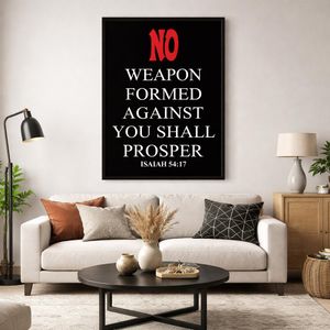 Inspirational  Wall Art (Black Frame)