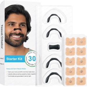 Mouniubull 30 Pcs Anti-Snore Nasal Strips-Magnetic Breathing Support for Enhanced Airflow, Snoring Relief & Improved Sleep,Skin-Friendly, Sweat-Proof Comfort