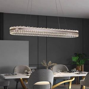 Modern Pendant Crystal Chandelier - 90W - 130*45*13cm - Gold