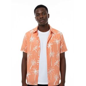 Men Printed Casual Multicolor Short Sleeve Shirt CS40001