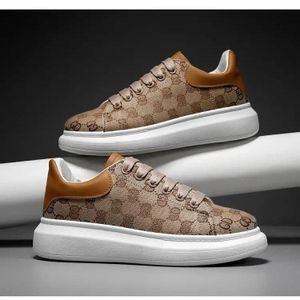 Stylish Khaki Sneakers with Breathable Design for Comfortable Walking – Brown