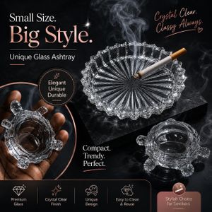 Ash Luxurious ashtray and sleek designed for modern smokers who love clean aesthetics