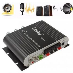 Mini HIFI Stereo Audio Amplifier Subwoofer MP3 Car Radio