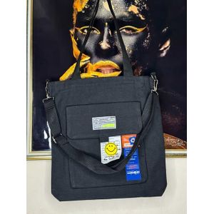 Iska Black Fashion Tote Bag UNISEX
