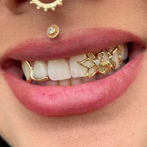 Gold Tooth Teeth Grillz Caps for Women/Ladies/Girls 