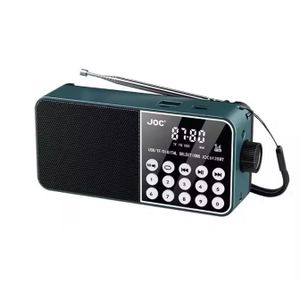 AD Portable Digital Travel FM Radio Player - Multicolours