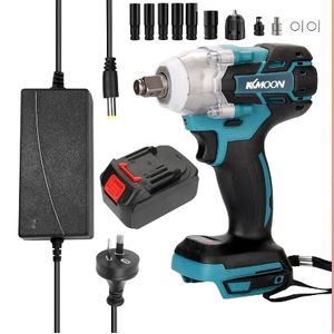 ELECTRIC wrench + 2 batteries + 13 pieces