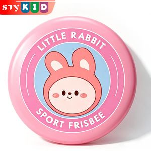 STY 18.5cm Flying Discs Toy Children Soft Rubber Disc Outdoor Lawn Games Discs Interactive Toy 