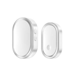 300m / 984.25ft Wireless Waterproof Remote Door Bell, One Receiver & One Transmitter - Silver