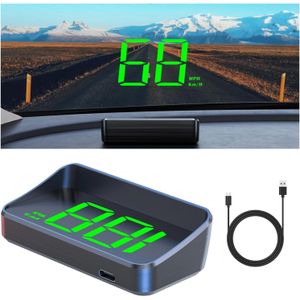 Car Head Up HD Display GPS Speedometer KMH Digital HUD Windshield Projector