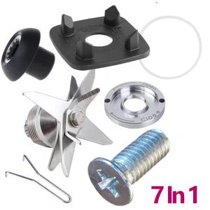 SILVER CREST 7 In 1 Blender Spare Part Full Replacement Kit With Blade Drive, Coupling Ring & Gasket,  Soft Pad &  Screw - Silver/Black