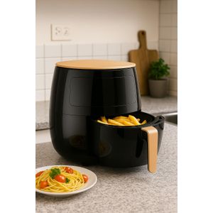 Morgan Extra Large Healthy Air Fryer With Smart Digital Control - 1400W - 5L - Black