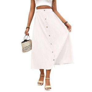 BLWOENS Women's Summer Skirt - White