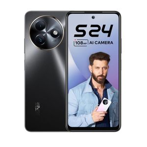 Itel S24 4G Dual SIM - 6.6'' -128GB ROM - 4GB RAM - 50MP Rear / 8MP Front - 5000mAh - Black