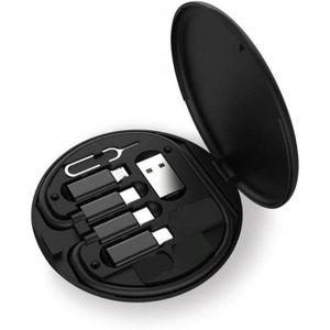Multifunctional Data Cable Set USB Conversion Storage Box 