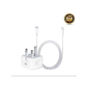 25W USB-C Charger For iPhone X to 14 pro Max- White