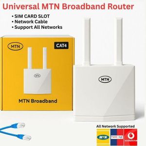 MTN Universal Broadband 4G Router – White