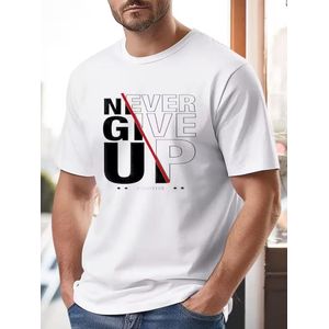 AIDAILU Men's Short Sleeve 100%Cotton T-Shirts