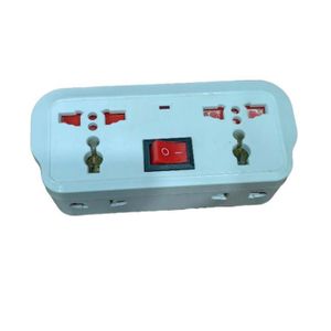 Universal Wall Power Socket Adapter- White