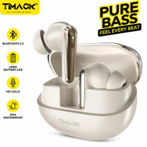 Timack Wireless Earbuds Bluetooth Earphones Bluetooth 5.4 Ultra-low Latency Dual Microphone ENC Noise Cancelling in-Ear Earpods