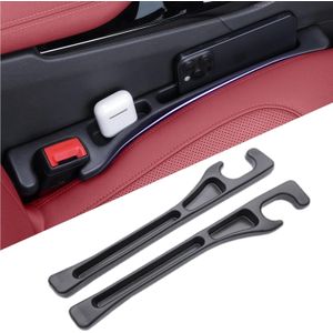 Car Seat Gap Filler 2-Pack, No-Drop Organizer with Phone Holder, Universal for Cars