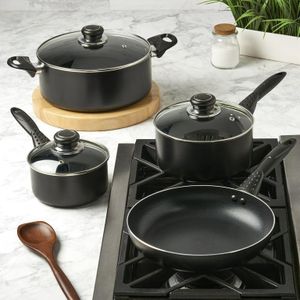 Non-Stick Cooking Utensil Set - 4 Pieces Black