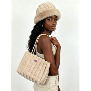 China Image Faux 2in1 ladies bag and cap