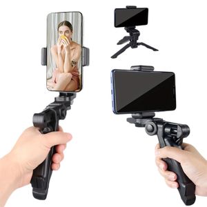 ShebSheb Portable Smartphone Tripod Stand, Adjustable Desktop & Handheld 2‑in‑1 Selfie Stick Tripod for Photography, Video, and Live Streaming
