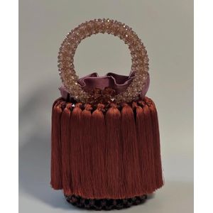 Beads BAG KLEOPATRA IN BROWN 