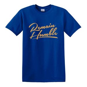 Remain Humble Short Sleeve T-shirt - Blue