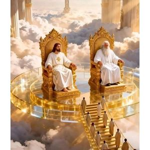 mosaic Father in Heaven and His only begotten Son A3