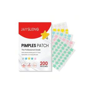 200pcs Acne Pimple Patch, Holiday Party Heart Shaped Star Decoration Sticker, Halloween Supplies