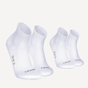 Decathlon Pack OF 2 PAIRS OF FINE CREW RUNNING SOCKS