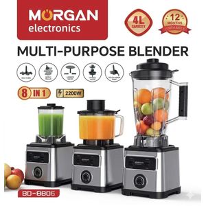Morgan Durable 8-in-1 Multi-Purpose Blender BD-8806 (2200W)