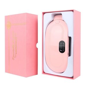 Others Smart Menstrual Heating Pad & Waist Massager - 3-Level Intelligent Temperature Control - Cordless Electric Relief Belt for Period Cramps, Back & Stomach Pain